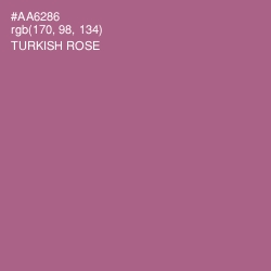 #AA6286 - Turkish Rose Color Image