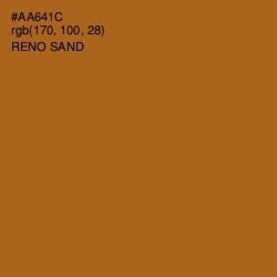 #AA641C - Reno Sand Color Image