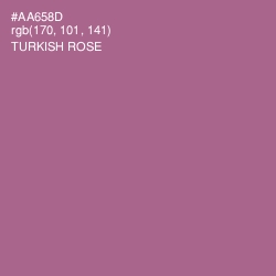 #AA658D - Turkish Rose Color Image