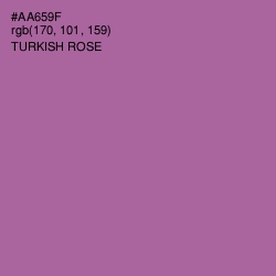 #AA659F - Turkish Rose Color Image