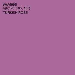 #AA699B - Turkish Rose Color Image