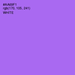 #AA69F1 - Lavender Color Image