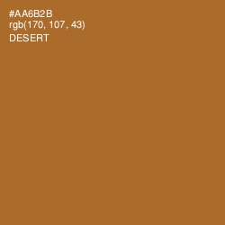 #AA6B2B - Desert Color Image