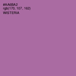 #AA6BA2 - Wisteria Color Image