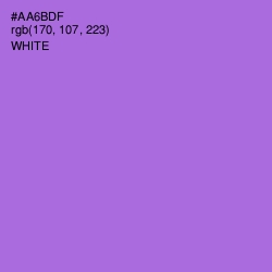 #AA6BDF - Lavender Color Image