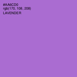 #AA6CD0 - Lavender Color Image