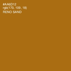 #AA6D12 - Reno Sand Color Image