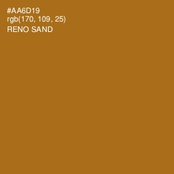 #AA6D19 - Reno Sand Color Image