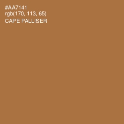 #AA7141 - Cape Palliser Color Image