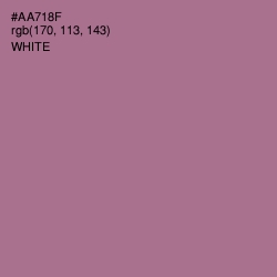 #AA718F - Turkish Rose Color Image