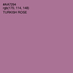#AA7294 - Turkish Rose Color Image