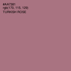 #AA7381 - Turkish Rose Color Image