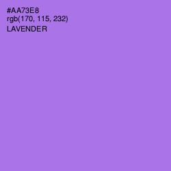 #AA73E8 - Lavender Color Image