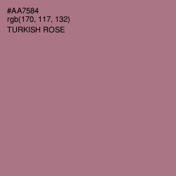 #AA7584 - Turkish Rose Color Image