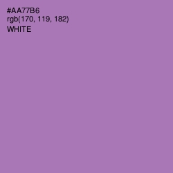 #AA77B6 - Wisteria Color Image