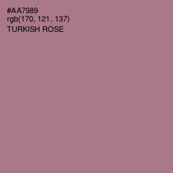 #AA7989 - Turkish Rose Color Image