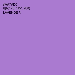 #AA7AD0 - Lavender Color Image