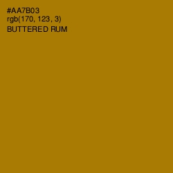 #AA7B03 - Buttered Rum Color Image