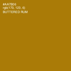 #AA7B06 - Buttered Rum Color Image