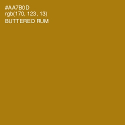 #AA7B0D - Buttered Rum Color Image