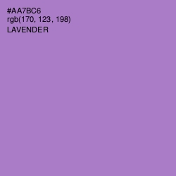 #AA7BC6 - Lavender Color Image