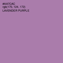 #AA7CAC - Lavender Purple Color Image