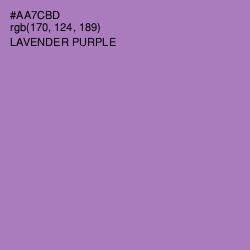 #AA7CBD - Lavender Purple Color Image