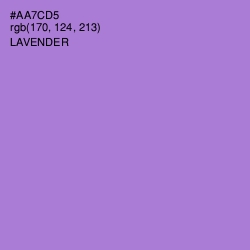 #AA7CD5 - Lavender Color Image
