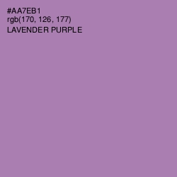 #AA7EB1 - Lavender Purple Color Image