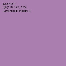 #AA7FAF - Lavender Purple Color Image