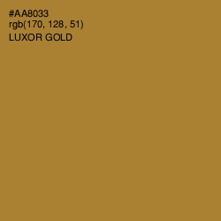 #AA8033 - Luxor Gold Color Image