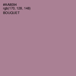 #AA8094 - Bouquet Color Image