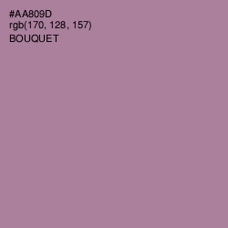 #AA809D - Bouquet Color Image