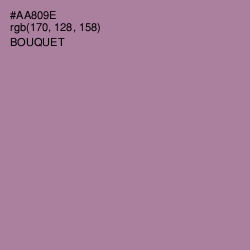 #AA809E - Bouquet Color Image