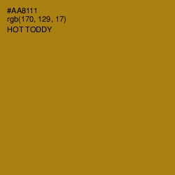 #AA8111 - Hot Toddy Color Image