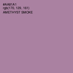#AA81A1 - Amethyst Smoke Color Image
