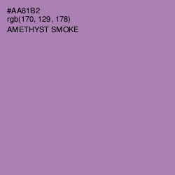 #AA81B2 - Amethyst Smoke Color Image