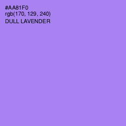 #AA81F0 - Dull Lavender Color Image
