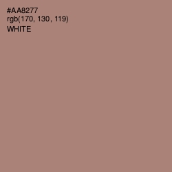 #AA8277 - Pharlap Color Image