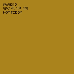 #AA831D - Hot Toddy Color Image