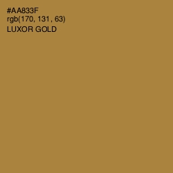 #AA833F - Luxor Gold Color Image