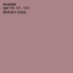 #AA8389 - Brandy Rose Color Image