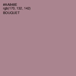 #AA848E - Bouquet Color Image