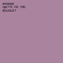 #AA849E - Bouquet Color Image