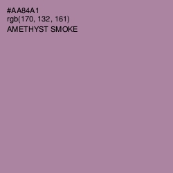 #AA84A1 - Amethyst Smoke Color Image