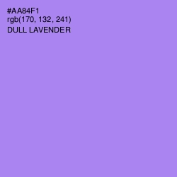 #AA84F1 - Dull Lavender Color Image