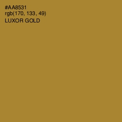 #AA8531 - Luxor Gold Color Image