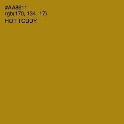 #AA8611 - Hot Toddy Color Image