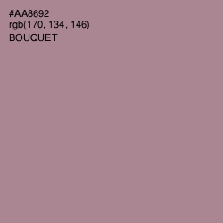 #AA8692 - Bouquet Color Image