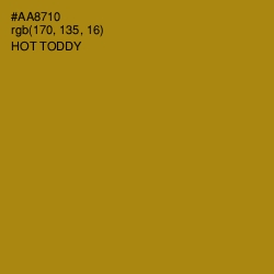 #AA8710 - Hot Toddy Color Image